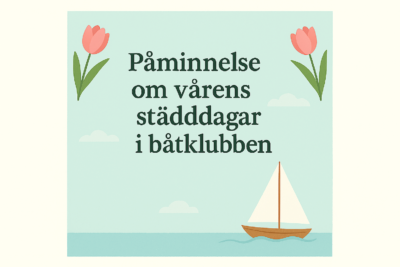 Skyddad: Påminnelse om vårens städdagar